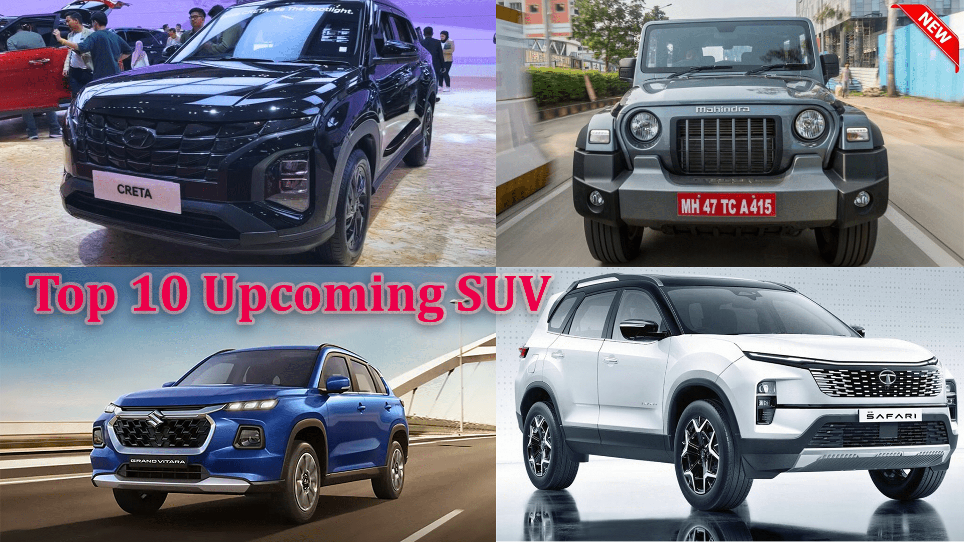 Top 10 Upcoming SUV