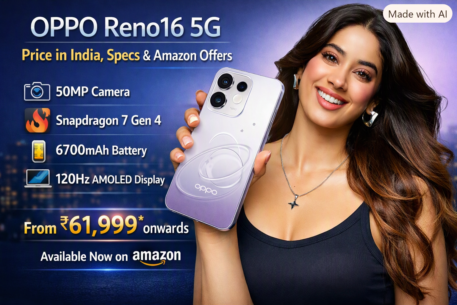 OPPO Reno16 5G Price in India